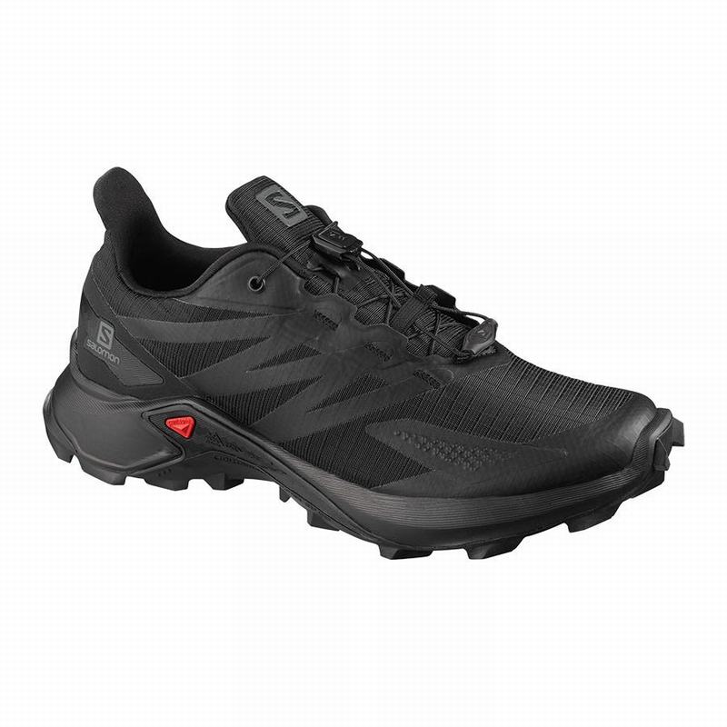 Salomon Singapore Womens Trail Running Shoes - SUPERCROSS BLAST W Black | 92745-KFJD